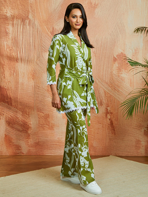 Women's Green Co Ords Set